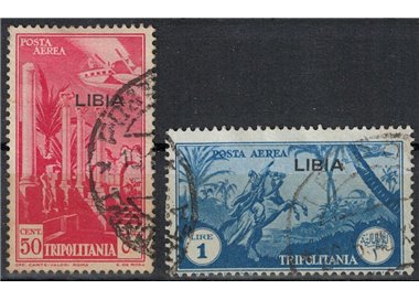 LIBYA 1937-41 Tripolitania Airmail 2v us