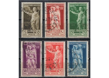 LIBIA 1938 Augusto 6v us