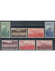 LIBIA 1940 Mostra triennale d'oltremare 7v us