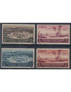 LIBIA 1940 Mostra triennale d'oltremare (posta aerea) 4v us