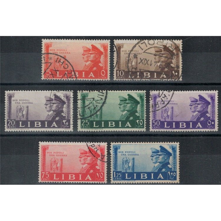 LIBYA 1941 Italo-German Alliance 7v us
