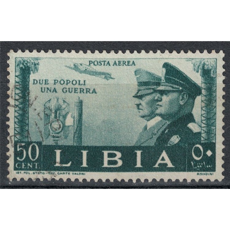 LIBIA 1941 Alleanza italo-tedesca (posta aerea) us