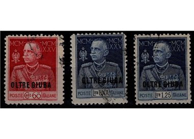 BEYOND GIUBA 1925-26 Jubilee of the King dent. 11 3v us