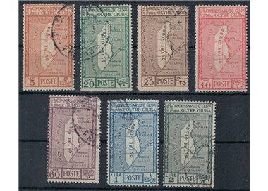 OLTRE GIUBA 1926 Annessione dell'Oltre Giuba 7v us