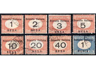 SOMALIA ITALIANA 1923 Segnatasse 8v us