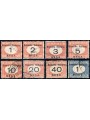 ITALIAN SOMALIA 1923 Postage Due 8v us
