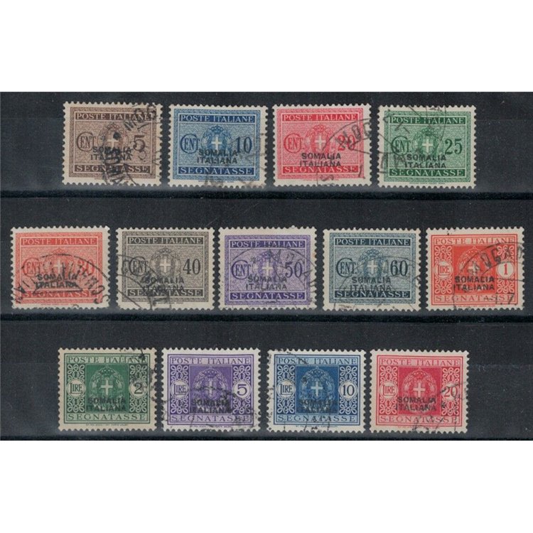 SOMALIA ITALIANA 1934 Segnatasse 13v us