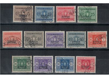 ITALIAN SOMALIA 1934 Postage Due 13v us
