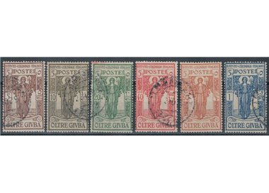 BEYOND GIUBA 1926 Italian Colonial Institute 6v us