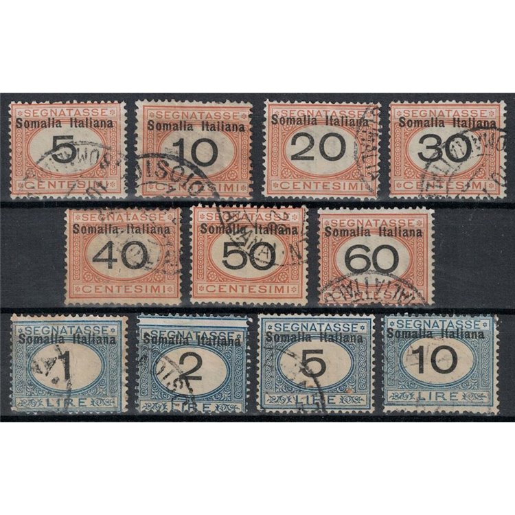 SOMALIA ITALIANA 1926 Segnatasse 11v us
