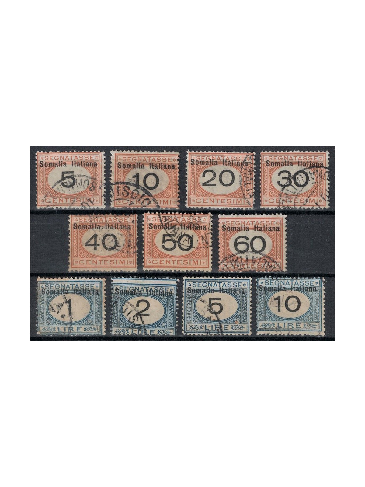 SOMALIA ITALIANA 1926 Segnatasse 11v us