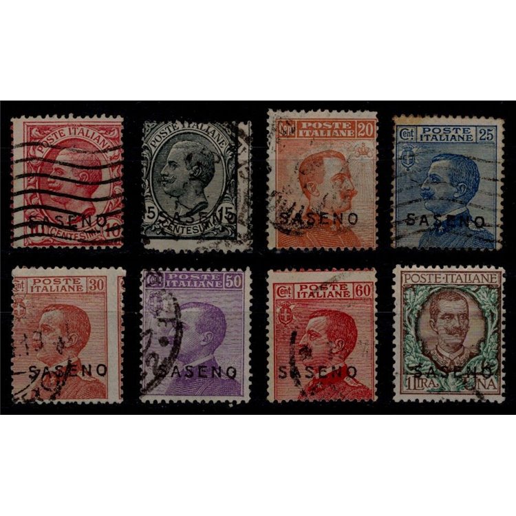 SASENO 1923 Serie ordinaria 8v us