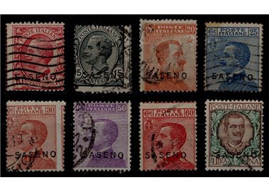 SASENO 1923 Serie ordinaria 8v us