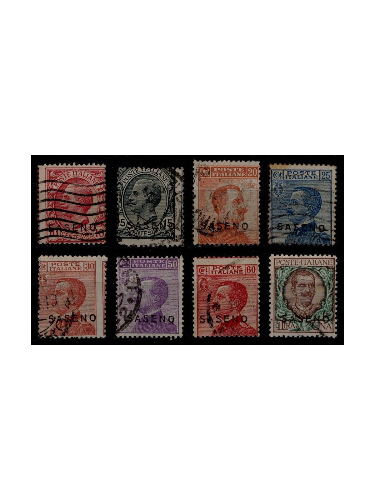 SASENO 1923 Serie ordinaria 8v us