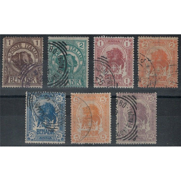 ITALIAN SOMALIA 1903 Ordinary series 7v us