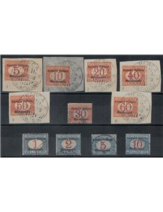 ITALIAN SOMALIA 1906 Postage Due 11v us ©