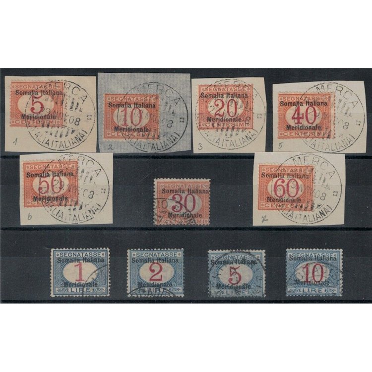 SOMALIA ITALIANA 1906 Segnatasse 11v us ©