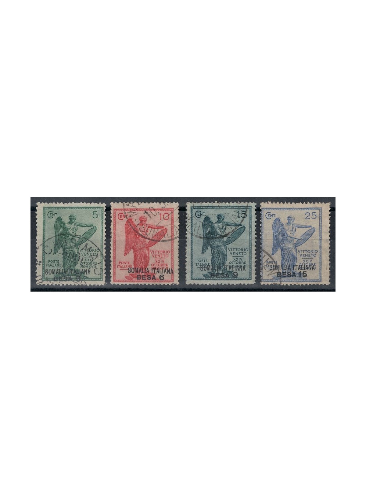 SOMALIA ITALIANA 1922 Anniversario della Vittoria 4v us