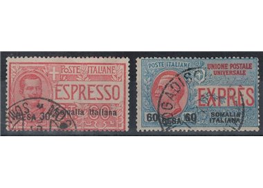 SOMALIA ITALIANA 1923 Espressi 2v us