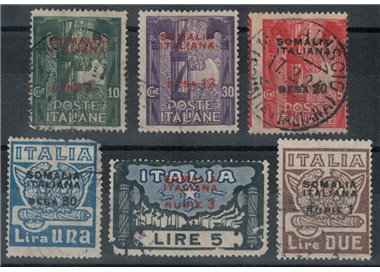 ITALIAN SOMALIA 1923 March on Rome 6v us