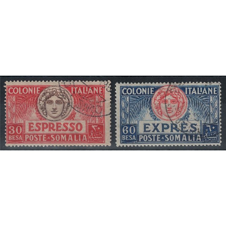 ITALIAN SOMALIA 1924 Express 2v us
