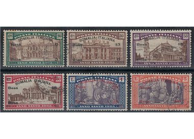 ITALIAN SOMALIA 1925 Holy Year 6v us