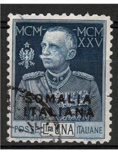 SOMALIA ITALIANA 1925-26 Giubileo del Re 1£ dent. 11 us