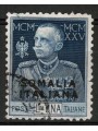 ITALIAN SOMALIA 1925-26 King's Jubilee 1£ dent. 11 us