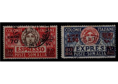 SOMALIA ITALIANA 1926 Espressi 2v us
