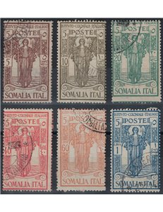 ITALIAN SOMALIA 1926 Italian Colonial Institute 6v us