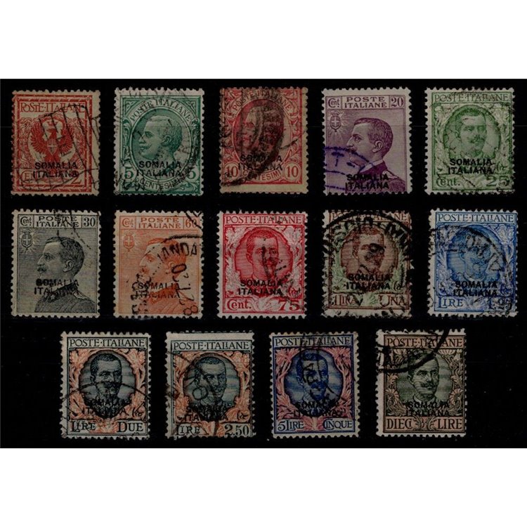 SOMALIA ITALIANA 1926-30 Serie ordinaria 14v us