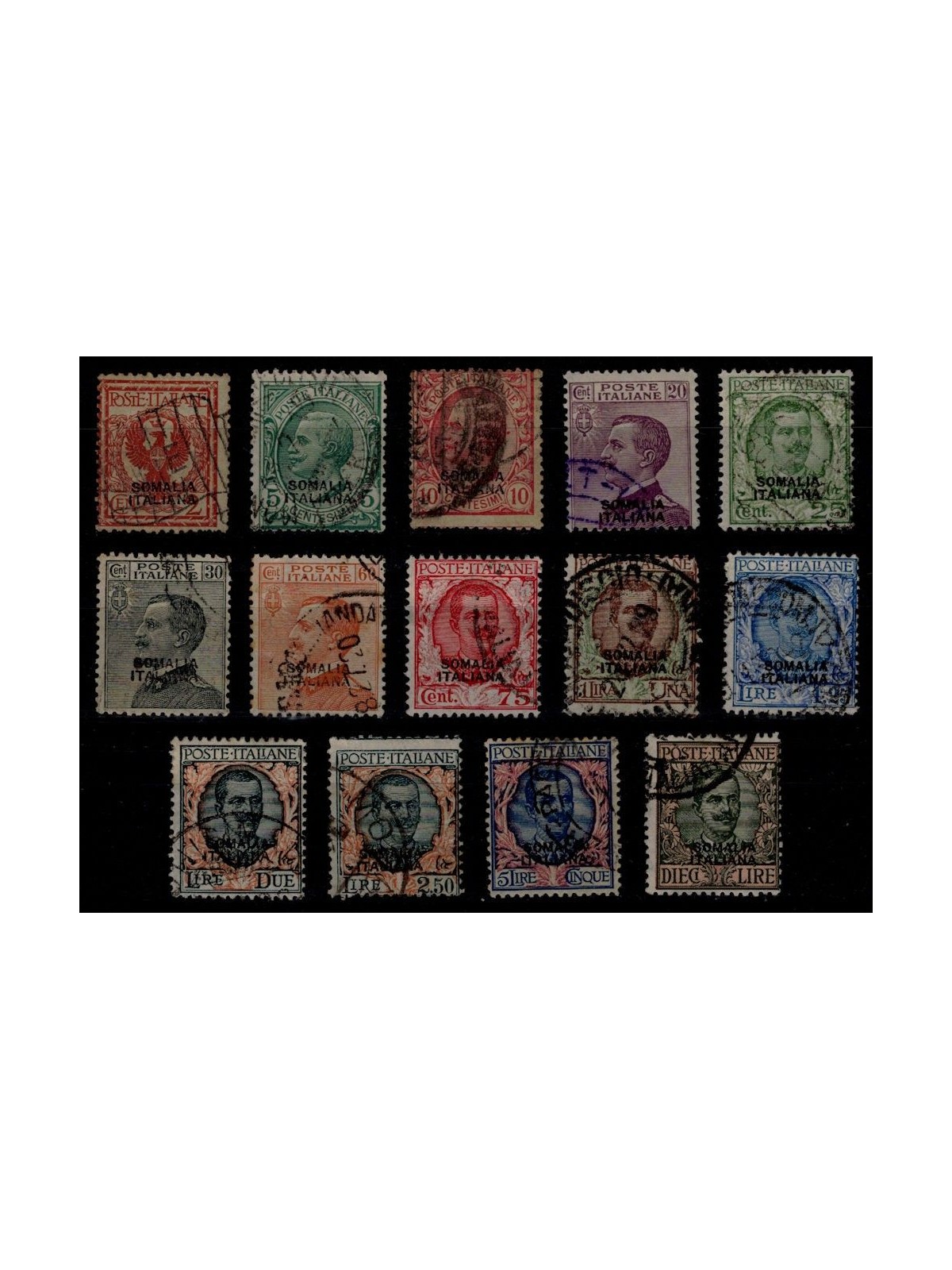 SOMALIA ITALIANA 1926-30 Serie ordinaria 14v us