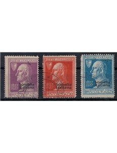 SOMALIA ITALIANA 1927 Alessandro Volta 3v us