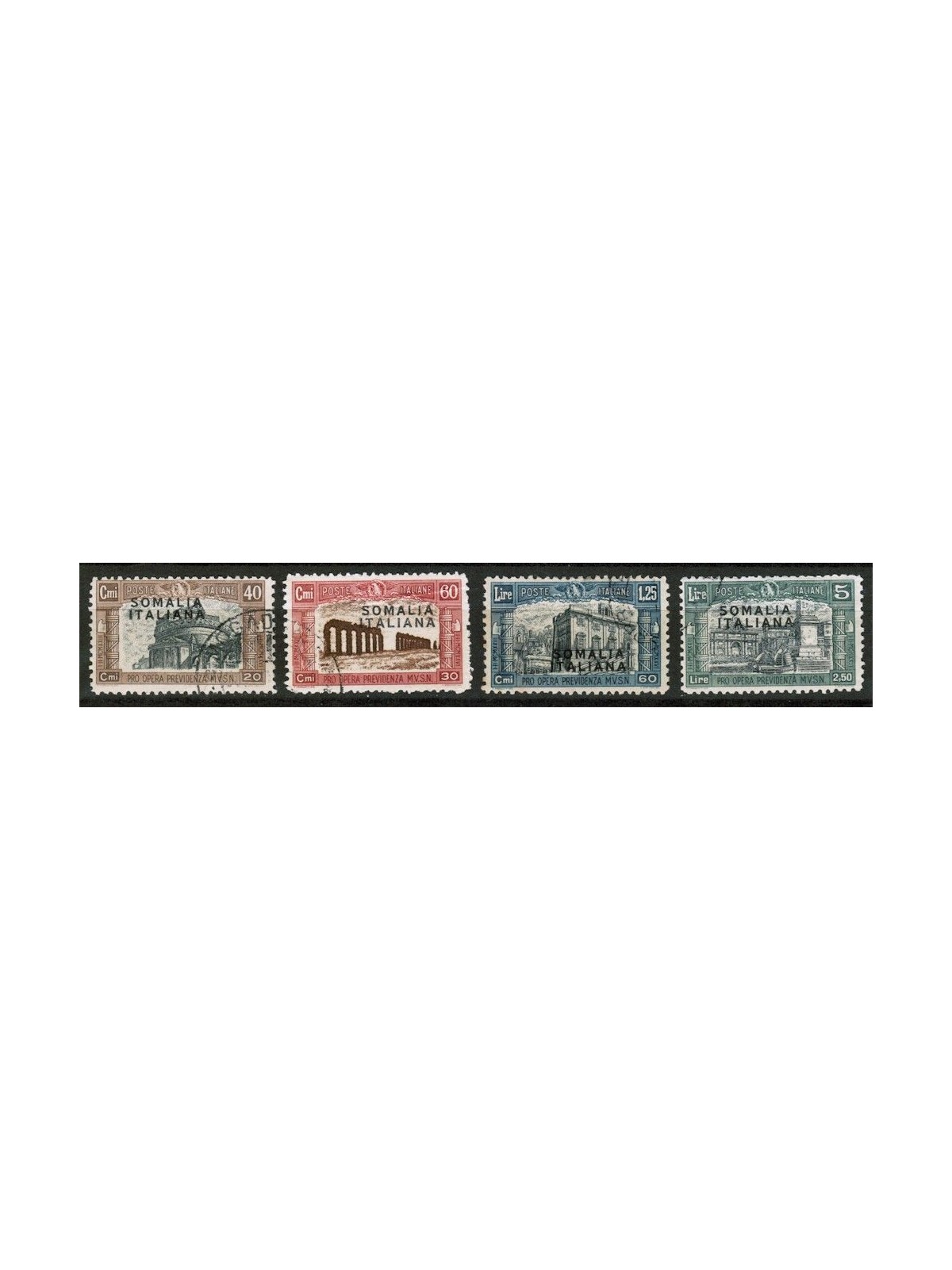 ITALIAN SOMALIA 1927 Militia I 4v us