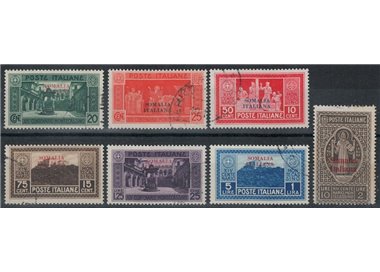ITALIAN SOMALIA 1929 Abbey of Montecassino 7v us