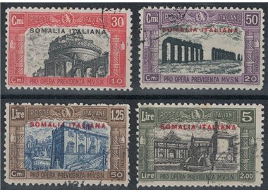 SOMALIA ITALIANA 1929 Milizia II 4v us