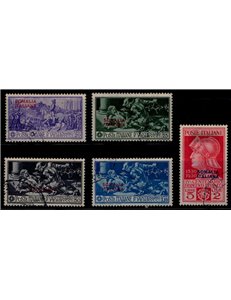 ITALIAN SOMALIA 1930 Francesco Ferrucci 5v us