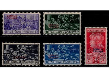 ITALIAN SOMALIA 1930 Francesco Ferrucci 5v us