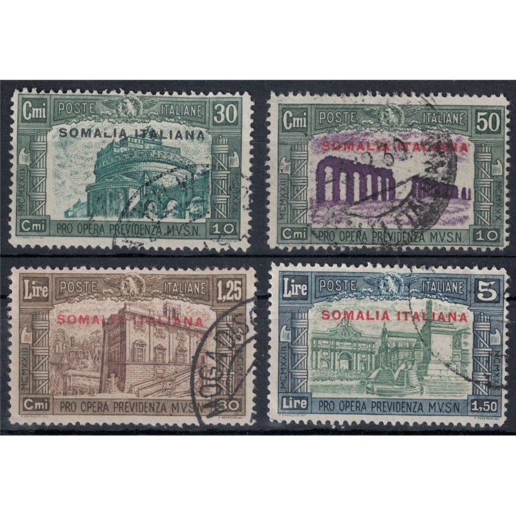SOMALIA ITALIANA 1930 Milizia III 4v us