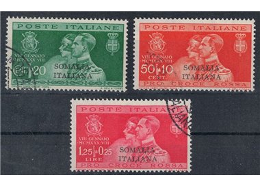 ITALIAN SOMALIA 1930 Wedding of Prince Umberto 3v us
