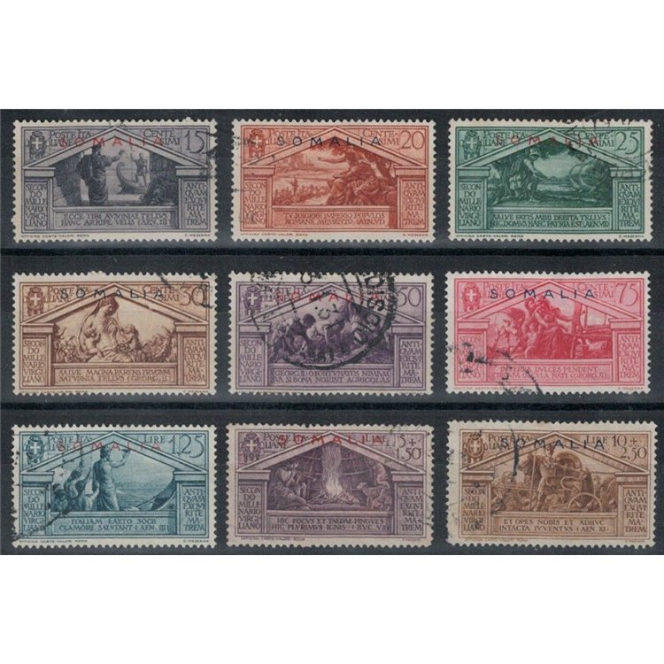 SOMALIA ITALIANA 1930 Virgilio 9v us