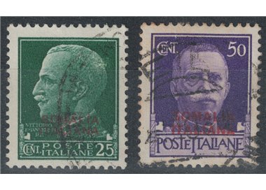 SOMALIA ITALIANA 1931 Imperiale 2v us