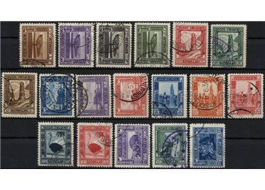 ITALIAN SOMALIA 1932 Pictorial Series 18v us