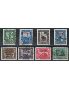 ITALIAN SOMALIA 1934 Honours to the Duke of Abruzzi 8v us