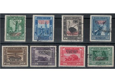 ITALIAN SOMALIA 1934 Honours to the Duke of Abruzzi 8v us