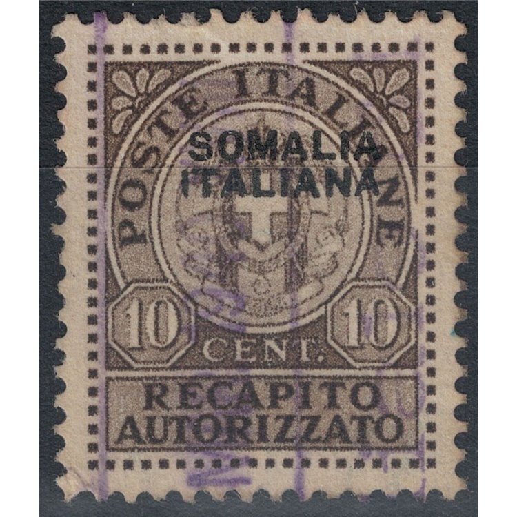 ITALIAN SOMALIA 1939 Authorized delivery us