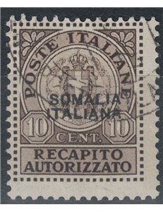 SOMALIA ITALIANA 1941 Recapito autorizzato us