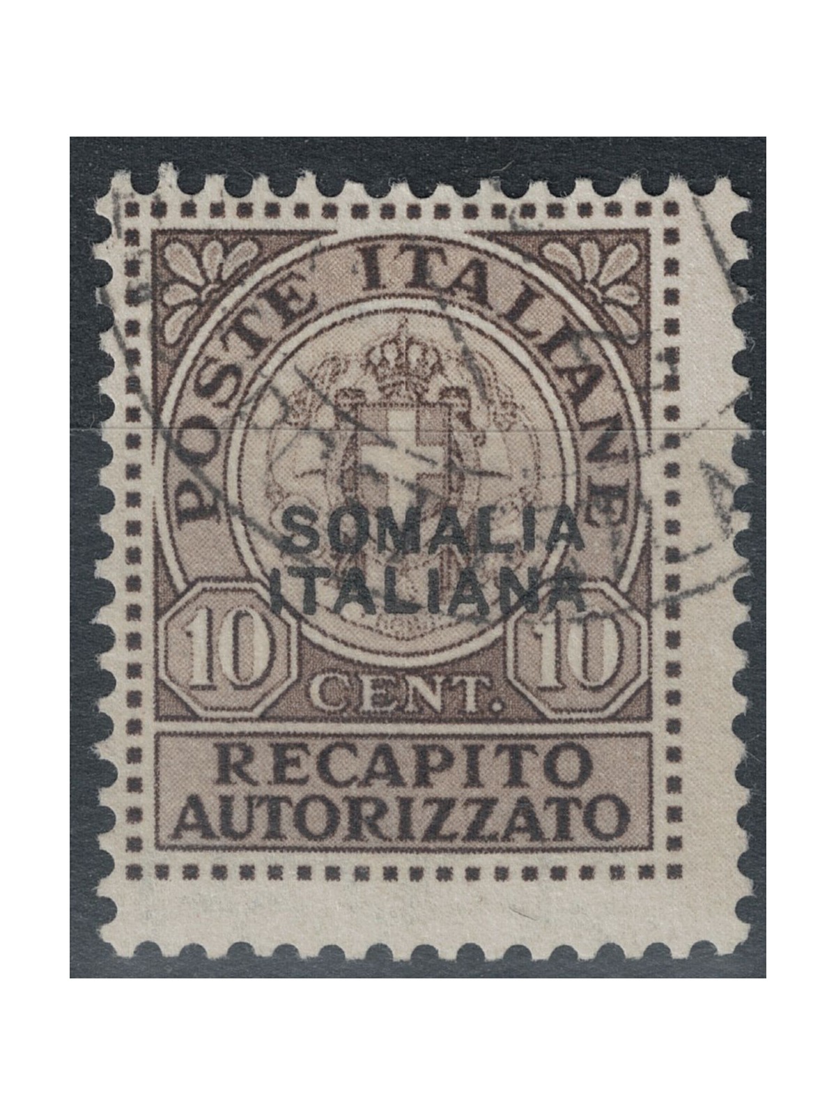SOMALIA ITALIANA 1941 Recapito autorizzato us