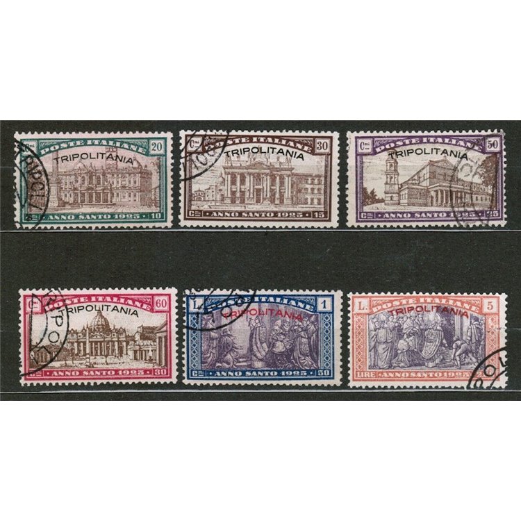 TRIPOLITANIA 1925 Holy Year 6v us