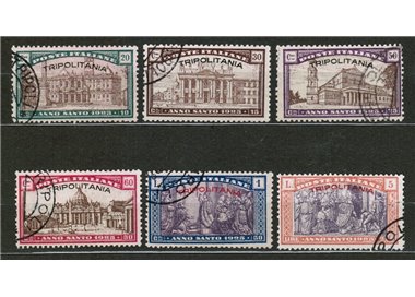 TRIPOLITANIA 1925 Anno Santo 6v us